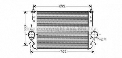AVA QUALITY COOLING vwa4251 -  Интеркулер